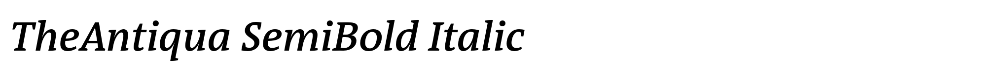 TheAntiqua SemiBold Italic image